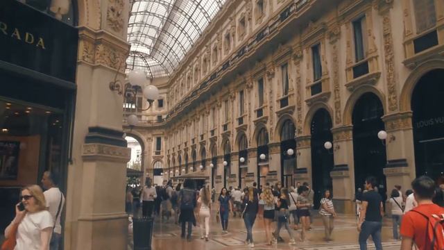 #13 Из Неаполя в Милан | Центр города, Галерея Виктора Эммануила II, Кафедральный собор в Милане смотреть онлайн