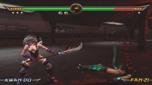 Mortal Kombat Armageddon | Sindel VS Jade