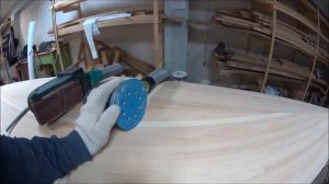 Реечное каноэ (4/8) Шлифовка, подготовка к ламинированию (Мастерская Пират Вудс)