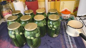 Очень вкусные маринованные огурчики на зиму. Домашние заготовки.