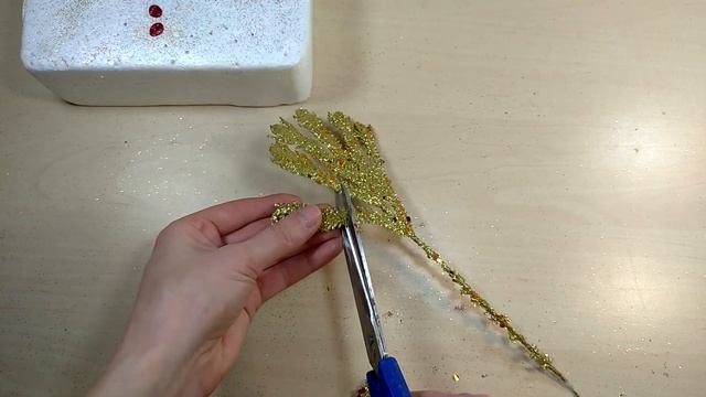 Птички для новогодних композиций/Новогодний декор своими руками