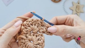 Вязаная крючком игрушка на елку за 15 минут?