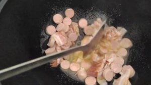 КАРБОНАРА В КАЗАНЕ НА КОСТРЕ