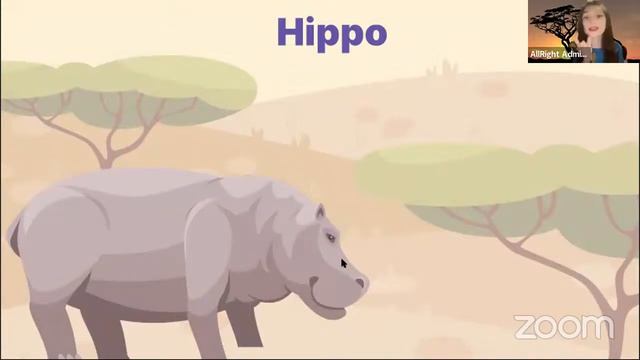 Online English lesson "Wildlife Safari in Africa"🦁 English online for kids with All Right 💜 смотреть онлайн