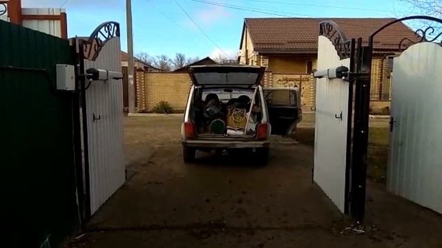 Монтаж автоматики для ворот №3