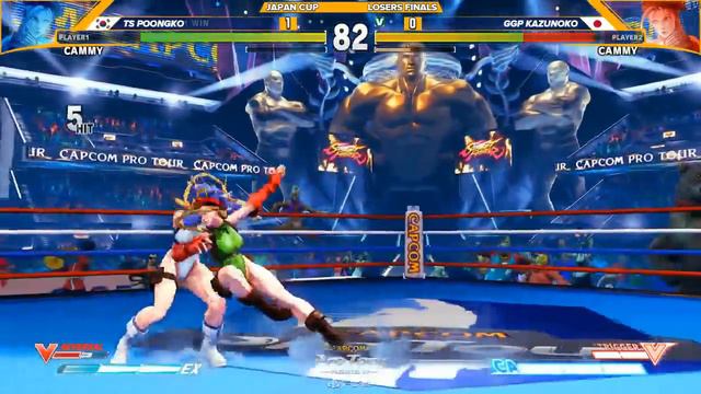 SFV: TS Poongko vs GGP Kazunoko - Japan Cup 2016 Losers Final - CPT 2016 смотреть онлайн
