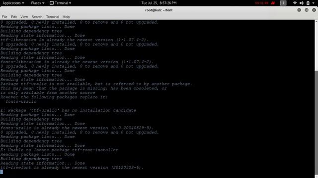 installing font in kali linux using github смотреть онлайн