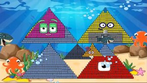 Numberblock Puzzle Tetris Game 500005 QUINTUPLE PYRAMID BLOCK ASMR Fanmade Animation
