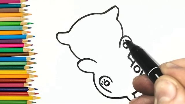 КАК нарисовать милого КОТЕНКА / Рисунки для срисовки