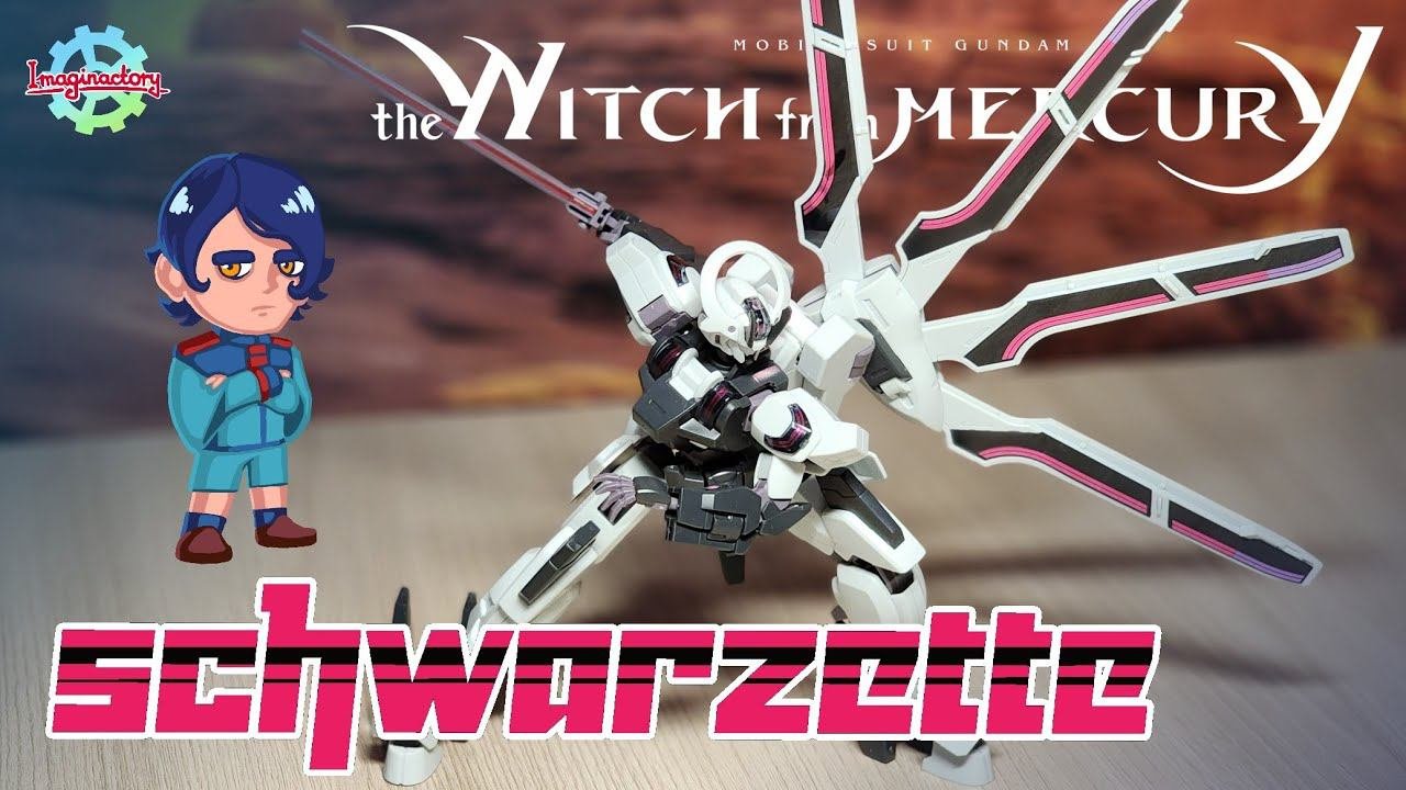 ОБЗОР! Модель гандам SCHWARZETTE из The Witch From Mercury #gundam #gunpla #bandai