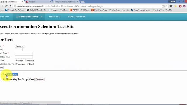Working with Popup window in Selenium (Selenium Tidbits series)