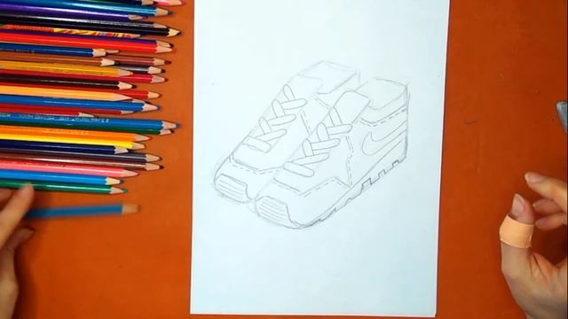 Как нарисовать кеды. Онлайн-школа рисования "Малевашки" смотреть онлайн