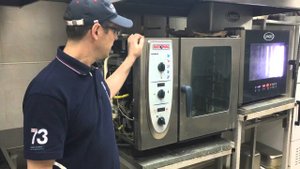 Ремонт пароконвектомата RATIONAL CM61G газовая модель часть1