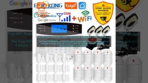 1005004581450084 Tuya WiFi Smart Home Alarm System GSM Security Burglar Host 433MHz Wir