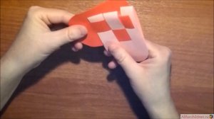 Сердечко-плетёнка из бумаги