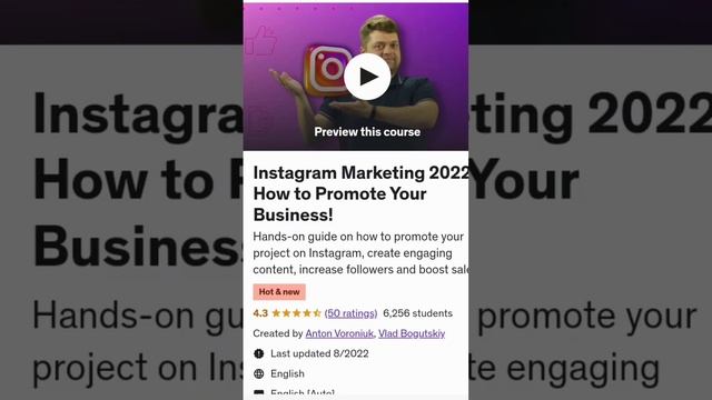 Instagram Marketing Free Course 2022 || Udemy 100 Off Coupon Code|| @awesomeguideline3132