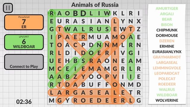 Word Search by Powgi (324 Puzzles) Split Screen Competition смотреть онлайн