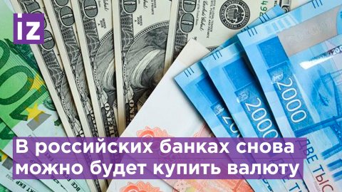 С 18 апреля в России снова можно будет покупать валюту / Известия