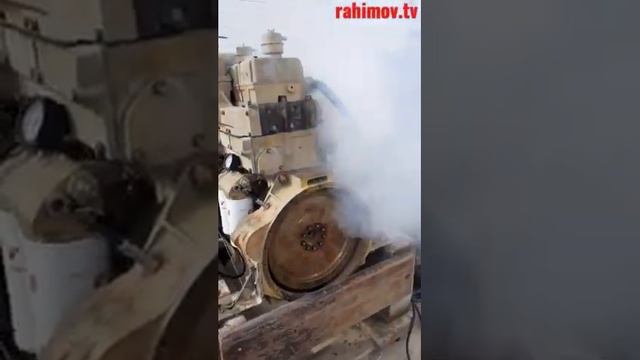 После капитального ремонта  заводим мотор, CUMMINS
