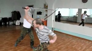 Фехтование шашкой.Отрабатываем контратаку