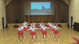 "Танцуют кадеты" танец: "Я иду шагаю по Москве"