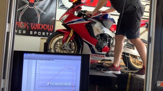 HONDA CBR1000RR SP1 DYNO смотреть онлайн