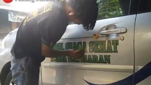 Mobil Siaga Sehat Desa (warga +62) |cutting sticker