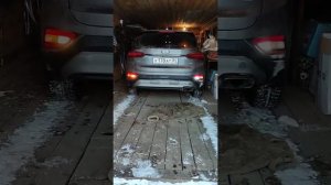 Замена лед ламп хундай Санто фе 4