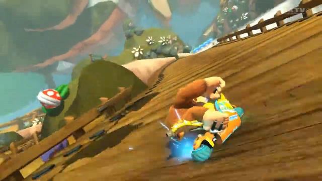 Wii U - Mario Kart 8 - Водопады скромняг