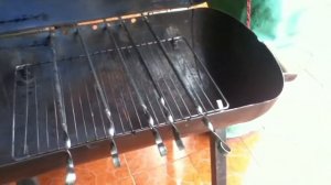 Самодельный мангал со старенького бойлера