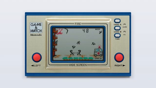 Game & Watch - Fire (wide screen) (c)1981 Nintendo