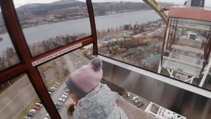 Прокатились на колесе обозрения, Красноярск. Роев ручей.