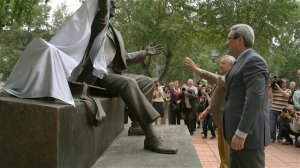 Торжественная церемония открытия памятника Питириму Сорокину