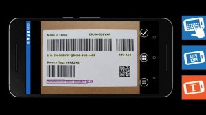 Android Keyboard with Scanners for Barcodes, QR Codes, Text (OCR) and NFC Tags