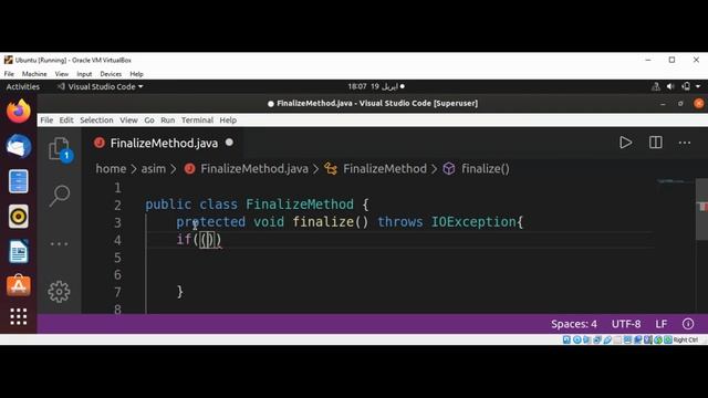 Finalize method in Java смотреть онлайн