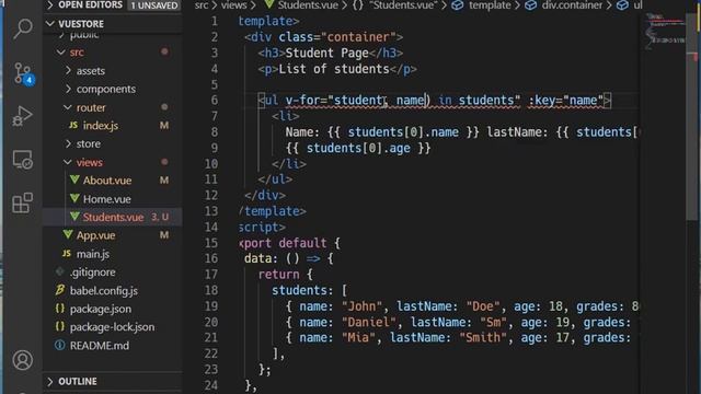 #8 Vue JS CLI - Loop With V-for