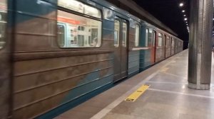 Novosibrsk metro - Gagarinskaya station \ Сборник поездов на станции Гагаринская
