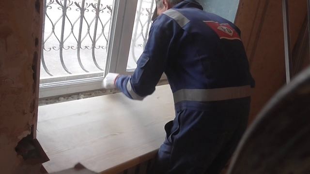 Монтаж деревянных подоконников смотреть онлайн