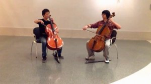 Shostakovich: 5 pieces for 2violin - prelude  Cello