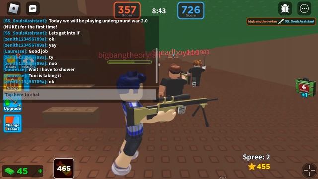 The Underground war 2.0 (NUKE) Gameplay! #roadto200subs} #roblox #underground смотреть онлайн