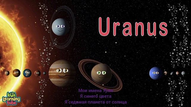 #7SolarSystem Planet&Dwarf Planet Song In Russian/Солнечная Система Планета&Карликовая Планета Песн