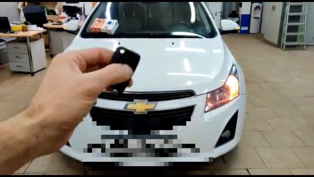 Установка автозапуска Chevrolet Cruze Starline S96 смотреть онлайн