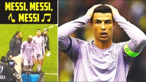 FANS MOCKED RONALDO WITH MESSI CHANTS! Cristiano's reaction was crazy! That's what happened to CR7!