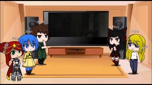 GATE reaction Patient Zero. Gacha life reaction video