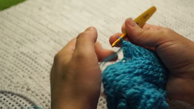 Повойник "Осень-зима", вязание крючком, crochet hat ( Ш № 128)