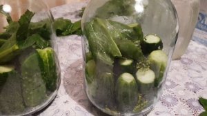 Простой рецепт хрустящих солёных огурцов. Как приготовить вкусные солёные огурцы.