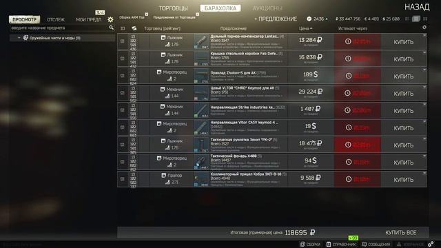 Гайд по Escape From Tarkov  - Оптимальный тюнинг автомата АКM, АКМН