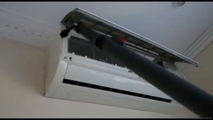 Чистка парогенератором внутренних фильтров кондиционера