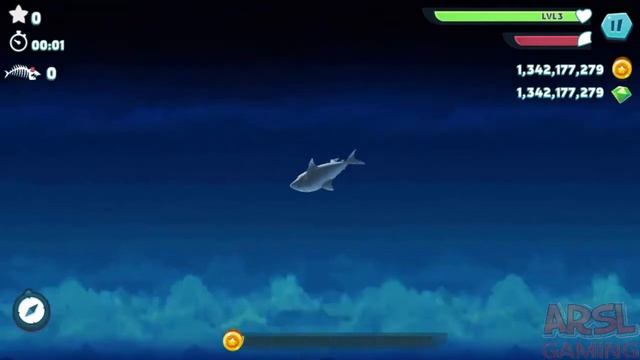Hungry Shark Evolution - Gameplay Walkthrough Part 5 - Great White Shark (iOS, Android) смотреть онлайн