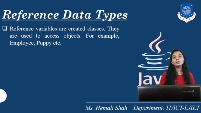 Lec-08_Java Data types and Variables | Object Orient Programming Using Java | IT_ICT Engineering